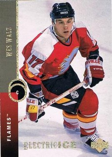 #350 Wes Walz - Calgary Flames - 1994-95 Upper Deck Hockey - Electric Ice