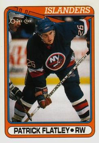 #350 Patrick Flatley - New York Islanders - 1990-91 O-Pee-Chee Hockey