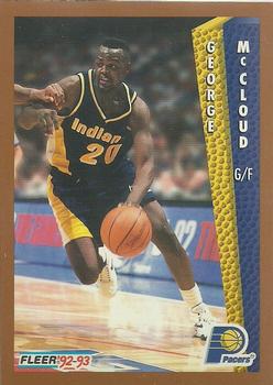 #350 George McCloud - Indiana Pacers - 1992-93 Fleer Basketball