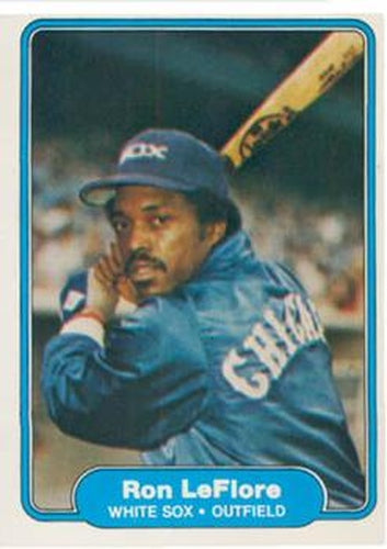 #350 Ron LeFlore - Chicago White Sox - 1982 Fleer Baseball