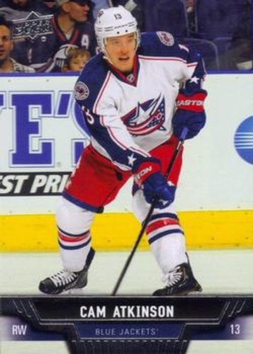 #350 Cam Atkinson - Columbus Blue Jackets - 2013-14 Upper Deck Hockey
