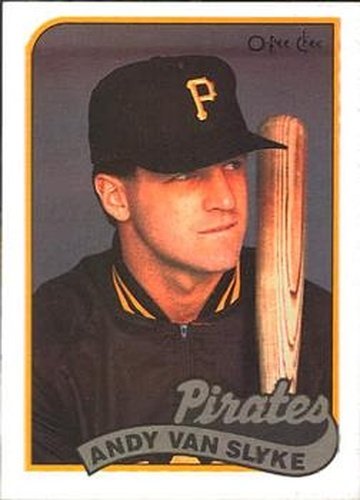 #350 Andy Van Slyke - Pittsburgh Pirates - 1989 O-Pee-Chee Baseball