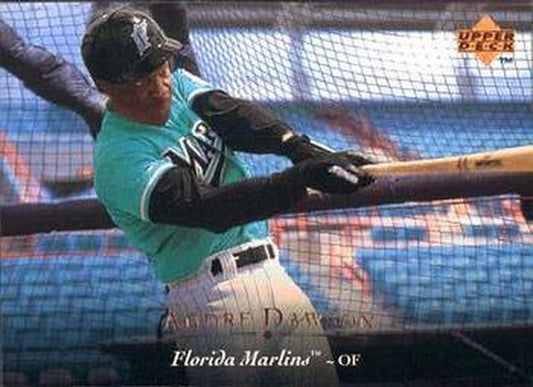 #350 Andre Dawson - Florida Marlins - 1995 Upper Deck Baseball