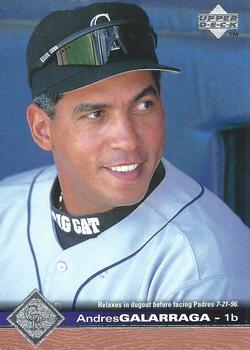 #350 Andres Galarraga - Colorado Rockies - 1997 Upper Deck Baseball