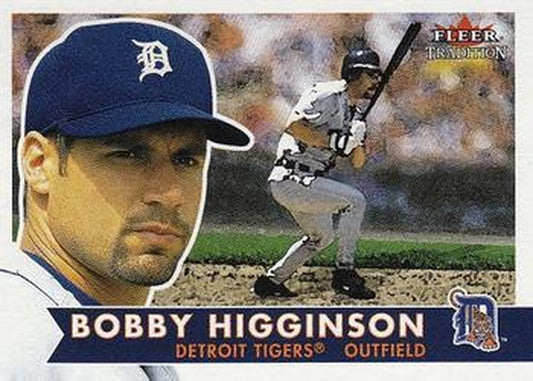 #350 Bobby Higginson - Detroit Tigers - 2001 Fleer Tradition Baseball