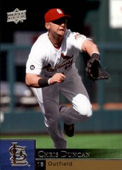 #350 Chris Duncan - St. Louis Cardinals - 2009 Upper Deck Baseball