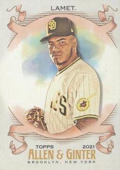 #350 Dinelson Lamet - San Diego Padres - 2021 Topps Allen & Ginter Baseball