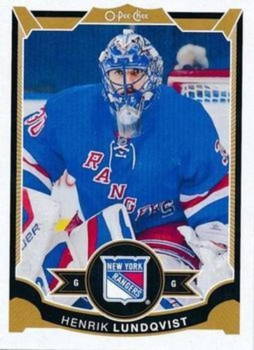 #350 Henrik Lundqvist - New York Rangers - 2015-16 O-Pee-Chee Hockey