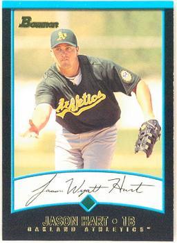 #350 Jason Hart - Oakland Athletics - 2001 Bowman Baseball