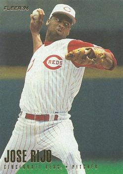 #350 Jose Rijo - Cincinnati Reds - 1996 Fleer Baseball