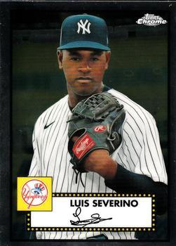 #350 Luis Severino - New York Yankees - 2021 Topps Chrome Platinum Anniversary Baseball