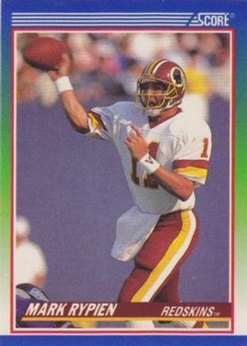 #350 Mark Rypien - Washington Redskins - 1990 Score Football