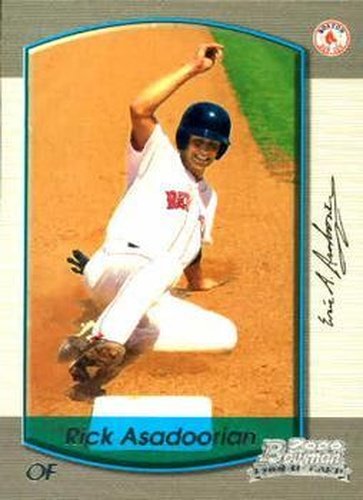 #350 Rick Asadoorian - Boston Red Sox - 2000 Bowman Baseball