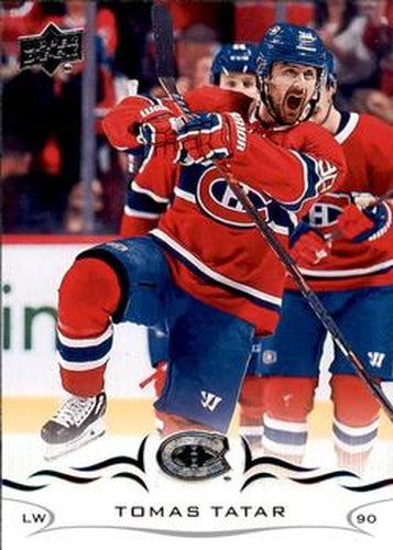 #350 Tomas Tatar - Montreal Canadiens - 2018-19 Upper Deck Hockey
