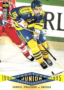 #350 Samuel Pahlsson - Sweden - 1995-96 Collector's Choice Hockey