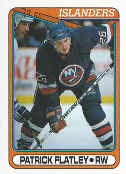 #350 Patrick Flatley - New York Islanders - 1990-91 Topps Hockey