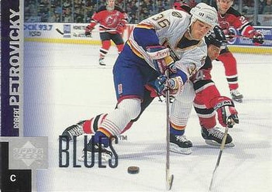 #350 Robert Petrovicky - St. Louis Blues - 1997-98 Upper Deck Hockey