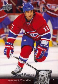 #350 Scott Gomez - Montreal Canadiens - 2010-11 Upper Deck Hockey