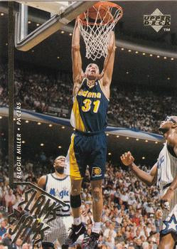 #350 Reggie Miller - Indiana Pacers - 1995-96 Upper Deck Basketball