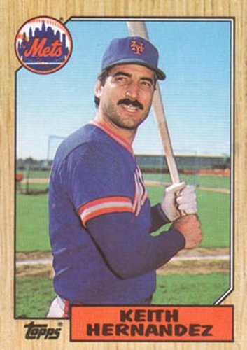 #350 Keith Hernandez - New York Mets - 1987 Topps Baseball