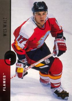 #350 Wes Walz - Calgary Flames - 1994-95 Upper Deck Hockey