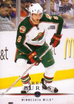 #350 Brent Burns - Minnesota Wild - 2008-09 Upper Deck Hockey