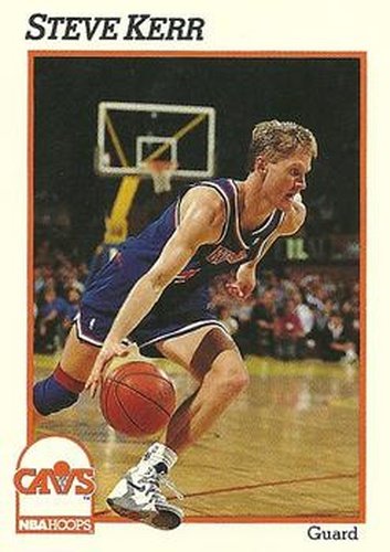 #350 Steve Kerr - Cleveland Cavaliers - 1991-92 Hoops Basketball