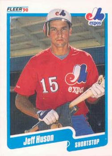 #350 Jeff Huson - Montreal Expos - 1990 Fleer USA Baseball