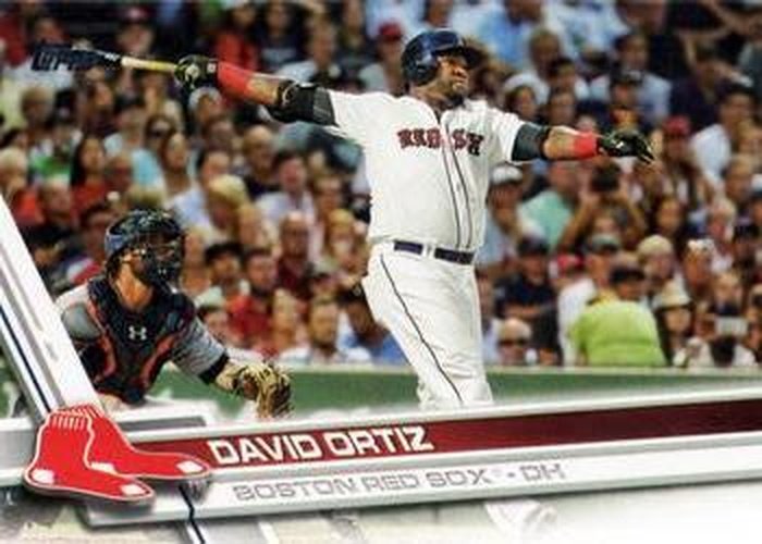 #350a David Ortiz - Boston Red Sox - 2017 Topps Baseball