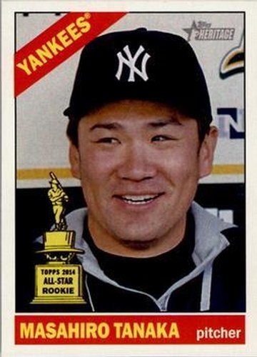 #350a Masahiro Tanaka - New York Yankees - 2015 Topps Heritage Baseball