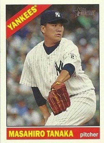 #350c Masahiro Tanaka - New York Yankees - 2015 Topps Heritage Baseball