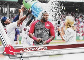 #350d David Ortiz - Boston Red Sox - 2017 Topps Baseball