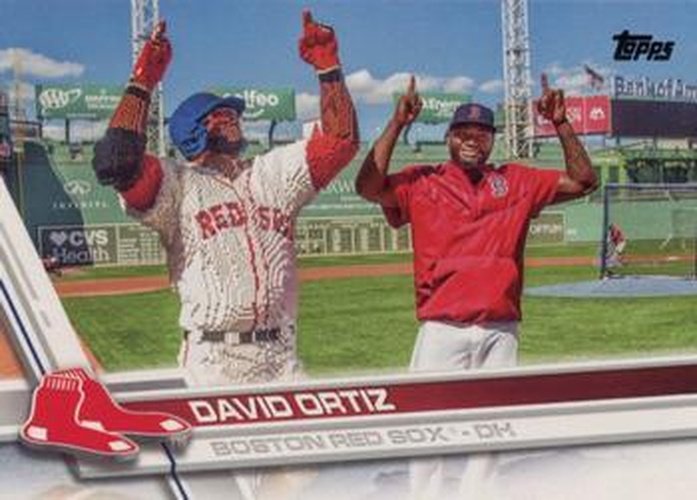 #350e David Ortiz - Boston Red Sox - 2017 Topps Baseball