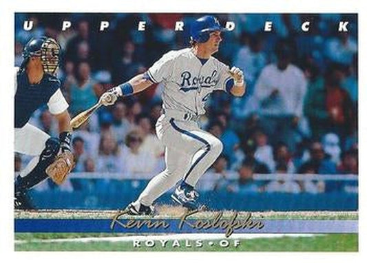 #351 Kevin Koslofski - Kansas City Royals - 1993 Upper Deck Baseball