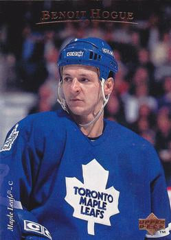 #351 Benoit Hogue - Toronto Maple Leafs - 1995-96 Upper Deck Hockey