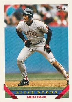 #351 Ellis Burks - Boston Red Sox - 1993 Topps Baseball