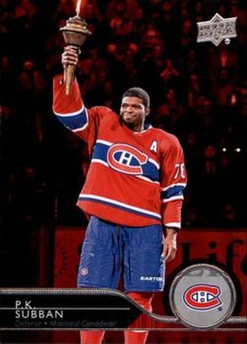 #351 P.K. Subban - Montreal Canadiens - 2014-15 Upper Deck Hockey