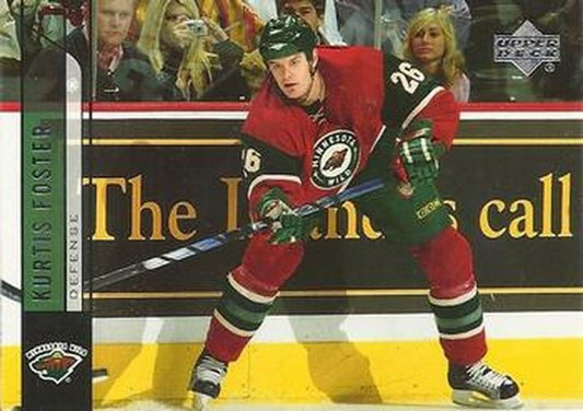 #351 Kurtis Foster - Minnesota Wild - 2006-07 Upper Deck Hockey
