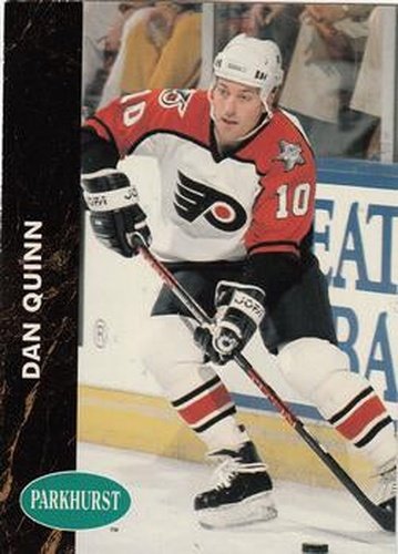#351 Dan Quinn - Philadelphia Flyers - 1991-92 Parkhurst Hockey