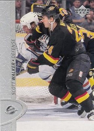 #351 Scott Walker - Vancouver Canucks - 1996-97 Upper Deck Hockey