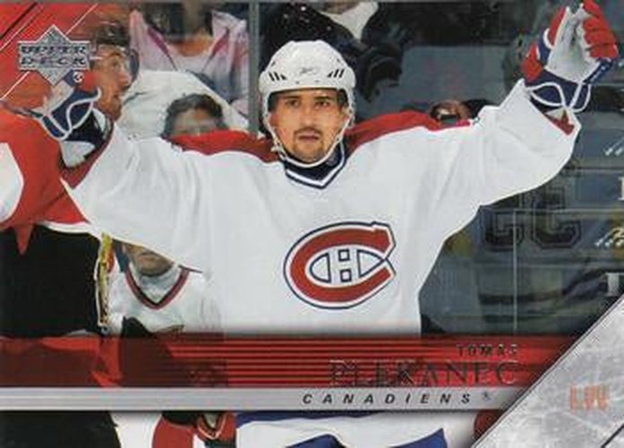 #351 Tomas Plekanec - Montreal Canadiens - 2005-06 Upper Deck Hockey