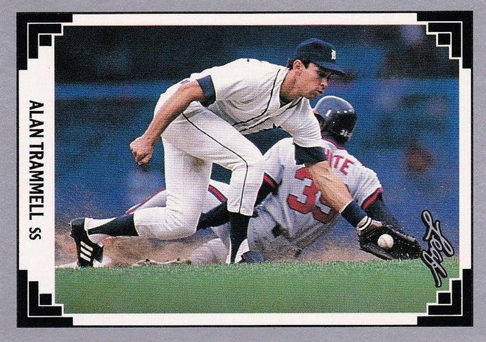 #351 Alan Trammell - Detroit Tigers - 1991 Leaf Baseball