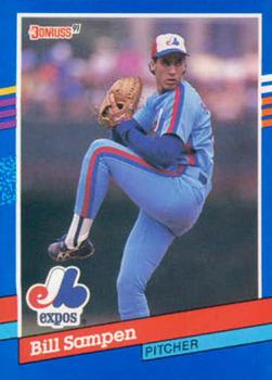 #351 Bill Sampen - Montreal Expos - 1991 Donruss Baseball