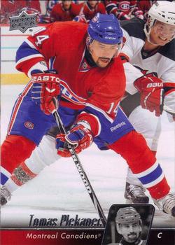 #351 Tomas Plekanec - Montreal Canadiens - 2010-11 Upper Deck Hockey