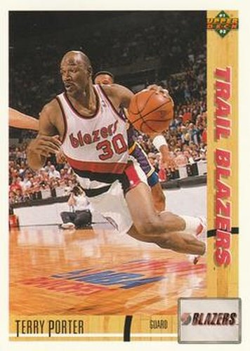 #351 Terry Porter - Portland Trail Blazers - 1991-92 Upper Deck Basketball