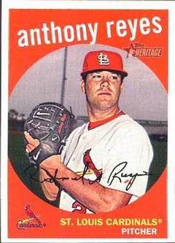 #351 Anthony Reyes - St. Louis Cardinals - 2008 Topps Heritage Baseball