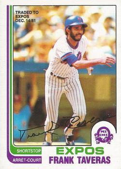 #351 Frank Taveras - Montreal Expos - 1982 O-Pee-Chee Baseball