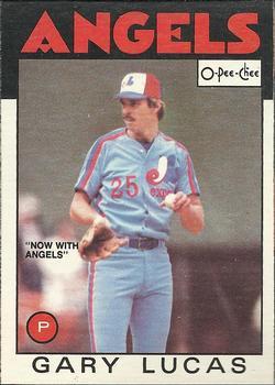 #351 Gary Lucas - California Angels - 1986 O-Pee-Chee Baseball