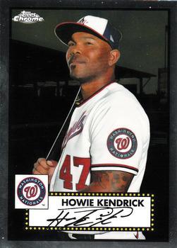 #351 Howie Kendrick - Washington Nationals - 2021 Topps Chrome Platinum Anniversary Baseball