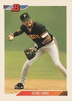 #351 Jose Lind - Pittsburgh Pirates - 1992 Bowman Baseball
